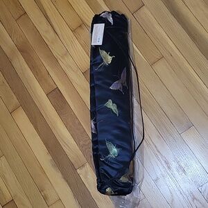 World Market yoga mat in decorative bag